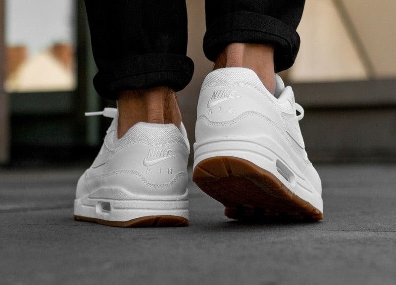 Nike air max 1 white best sale white gum